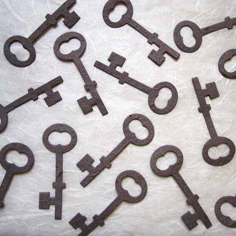 Plantable Paper Skeleton Keys Wedding Favor - Set of 10 – Recycled Ideas  Favors